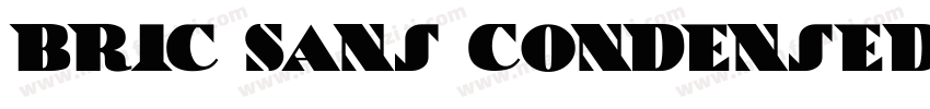 Bric Sans Condensed字体转换